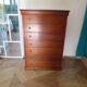 Semainier, commode style Louis Philippe en merisier