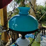 Vintage opaline pendant lamp