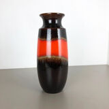 Fat lava multi-color 239-41 vase made by Scheurich, 1970s