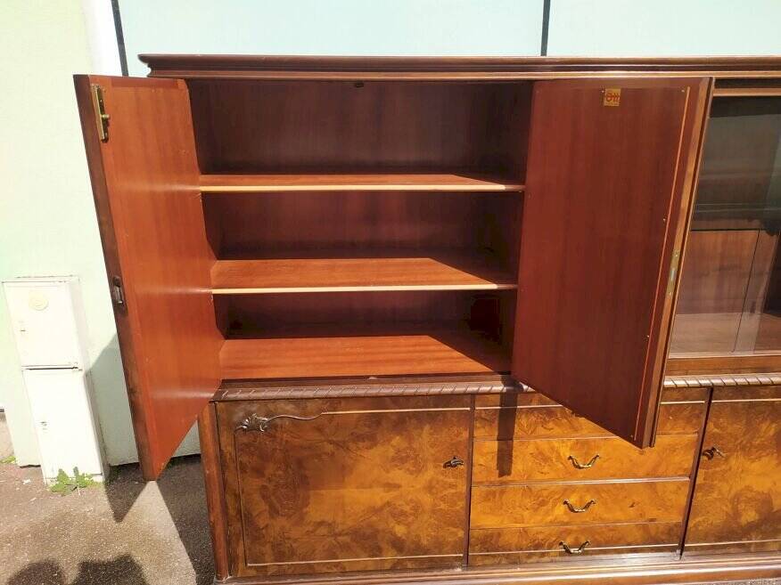 Louis XV Sideboard - Canework - Display Case - 4 Drawers - Wood