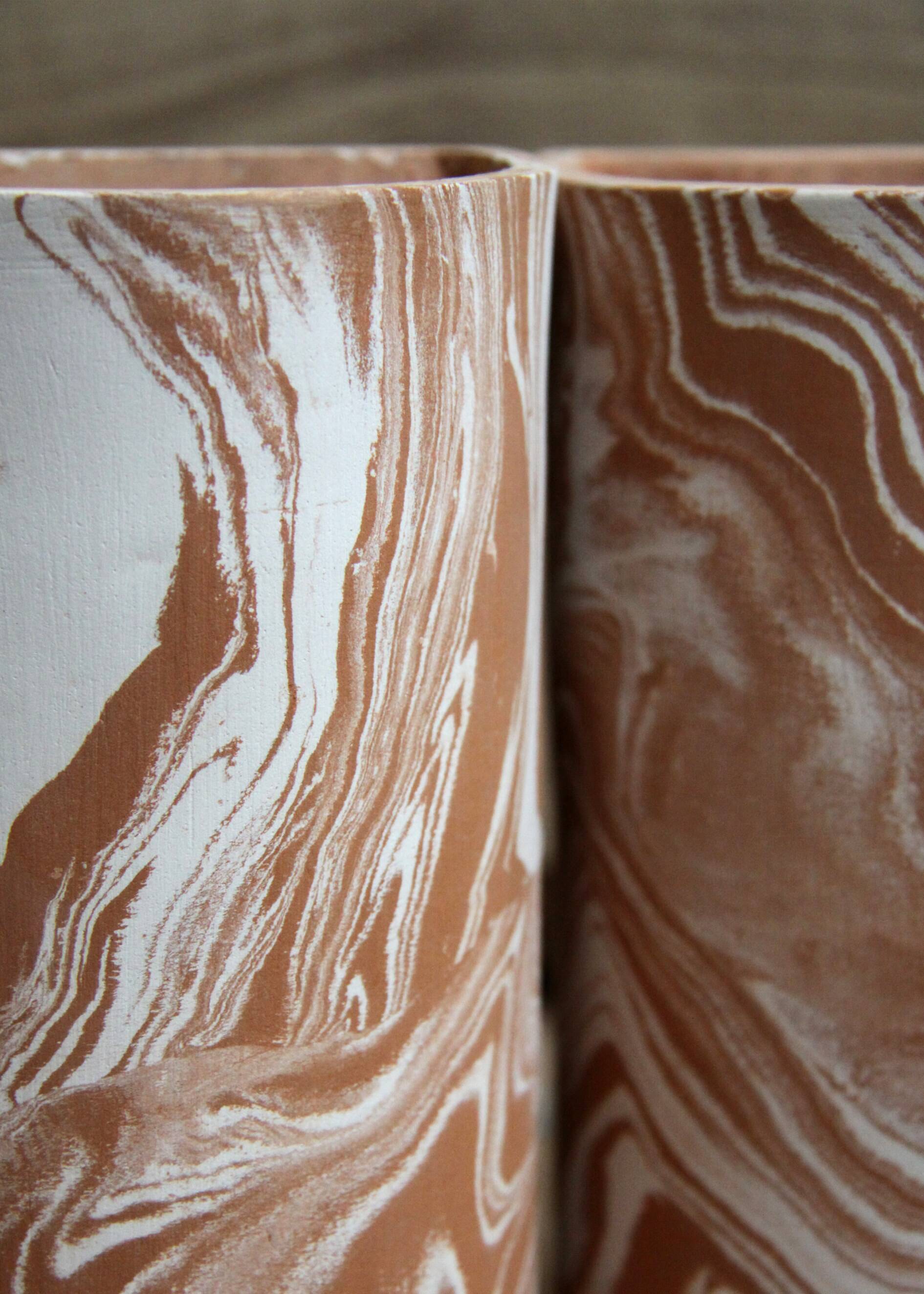 applique in mixed earths