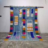 Handmade wool Berber rug 300X200 cm