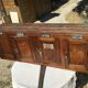 Vintage Wooden Building Mailbox Set
