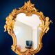 Miroir ancien anges musiciens style Victorien Baroque