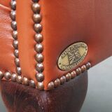 English Chesterfield Wingback English Chesterfield Whair in Cowhide Leather