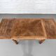Rectangular dining table in oak and extendable early twentieth century