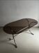 Chrome smoked glass dining table | Italy | 1970s