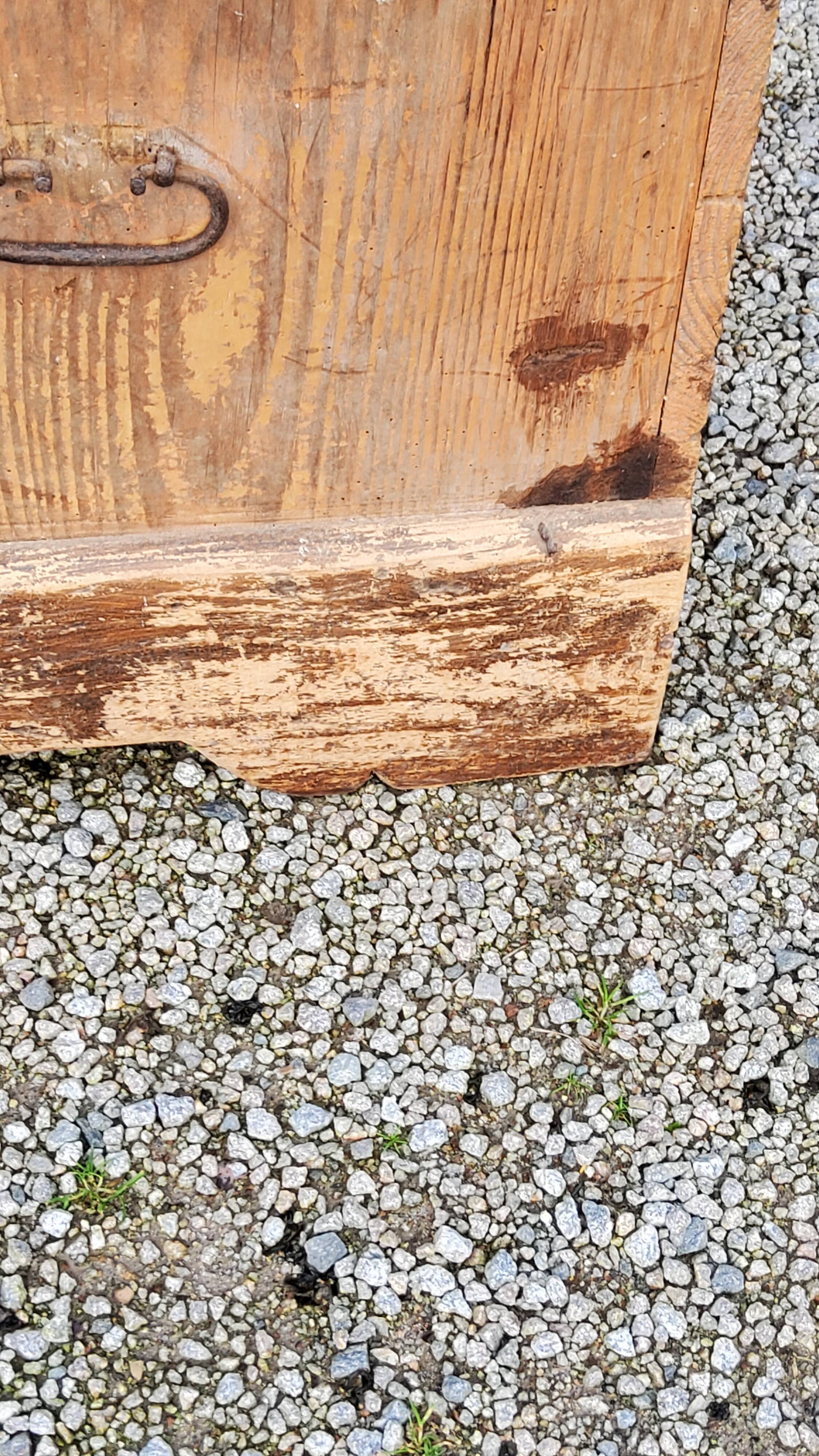 Alsatian polychrome wedding chest eighteenth -nineteenth century