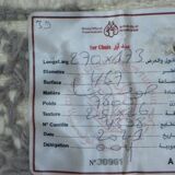 Authentic Nomadel Berber wool kilim rug Tunisian Margoum Beige Grey