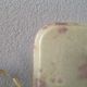 Vintage fiberglass tray made in France