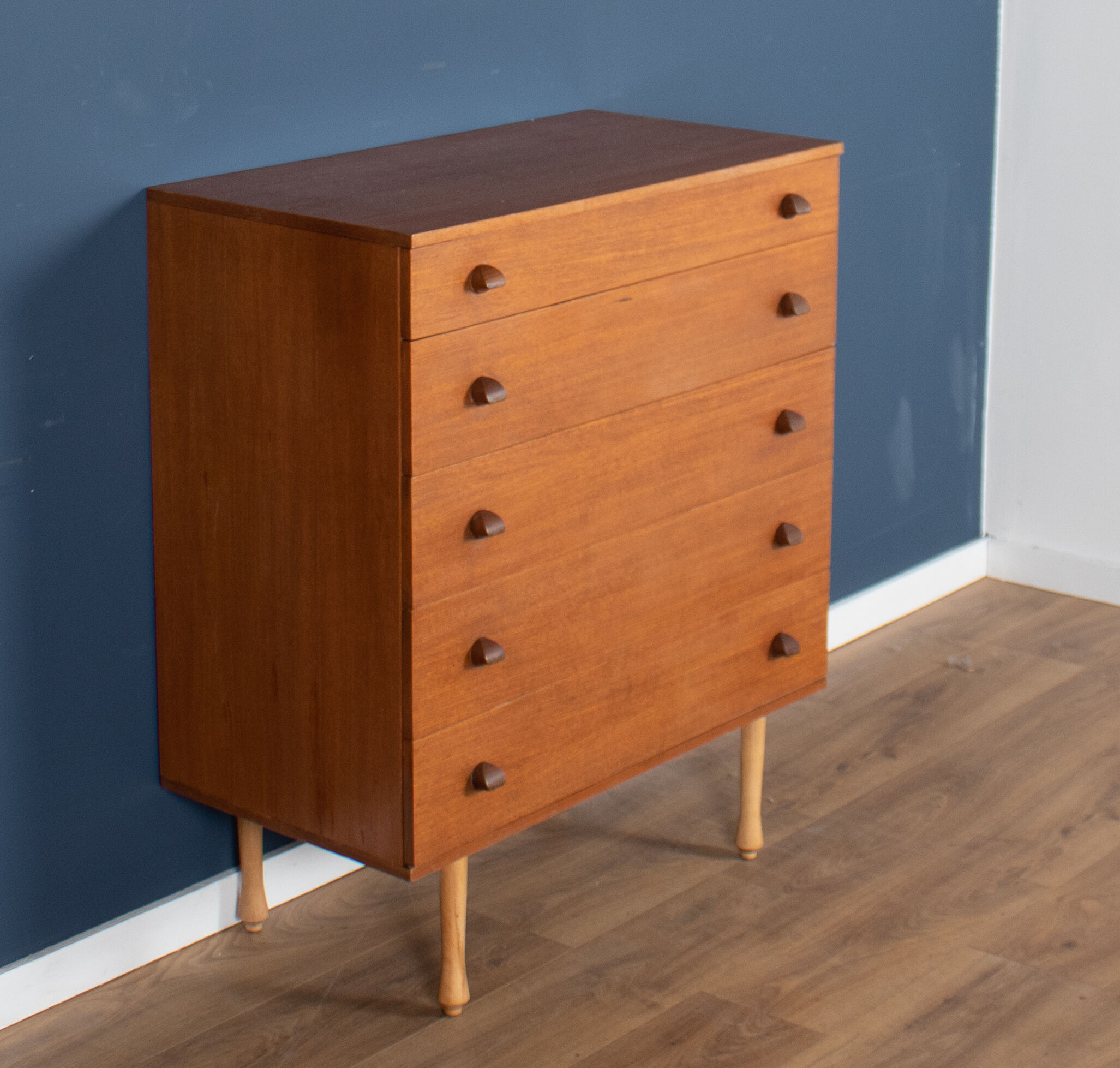 Retro teak 1960s Avalon mid century chest of drawers