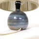 Pair of bedside lamps, rope blinds