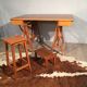 Table à dessin en bois avec rangement  a 50’s 60’s