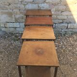 Pull-out tables old marquetry