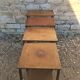 Pull-out tables old marquetry