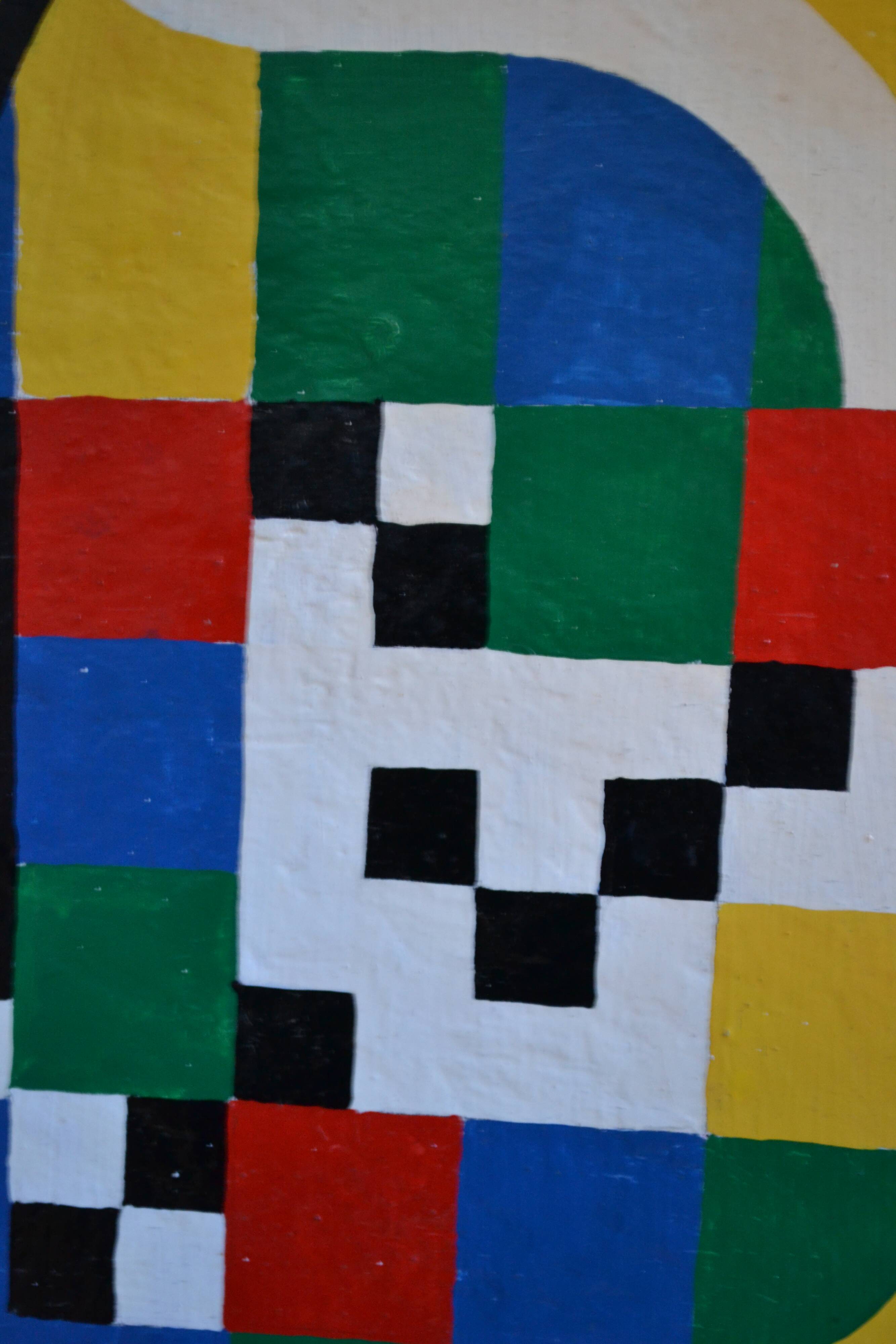 Orphism, Follower of Sonia Delaunay, Oil on panel, 67 x 46 cm