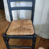 Set of two black children's chairs