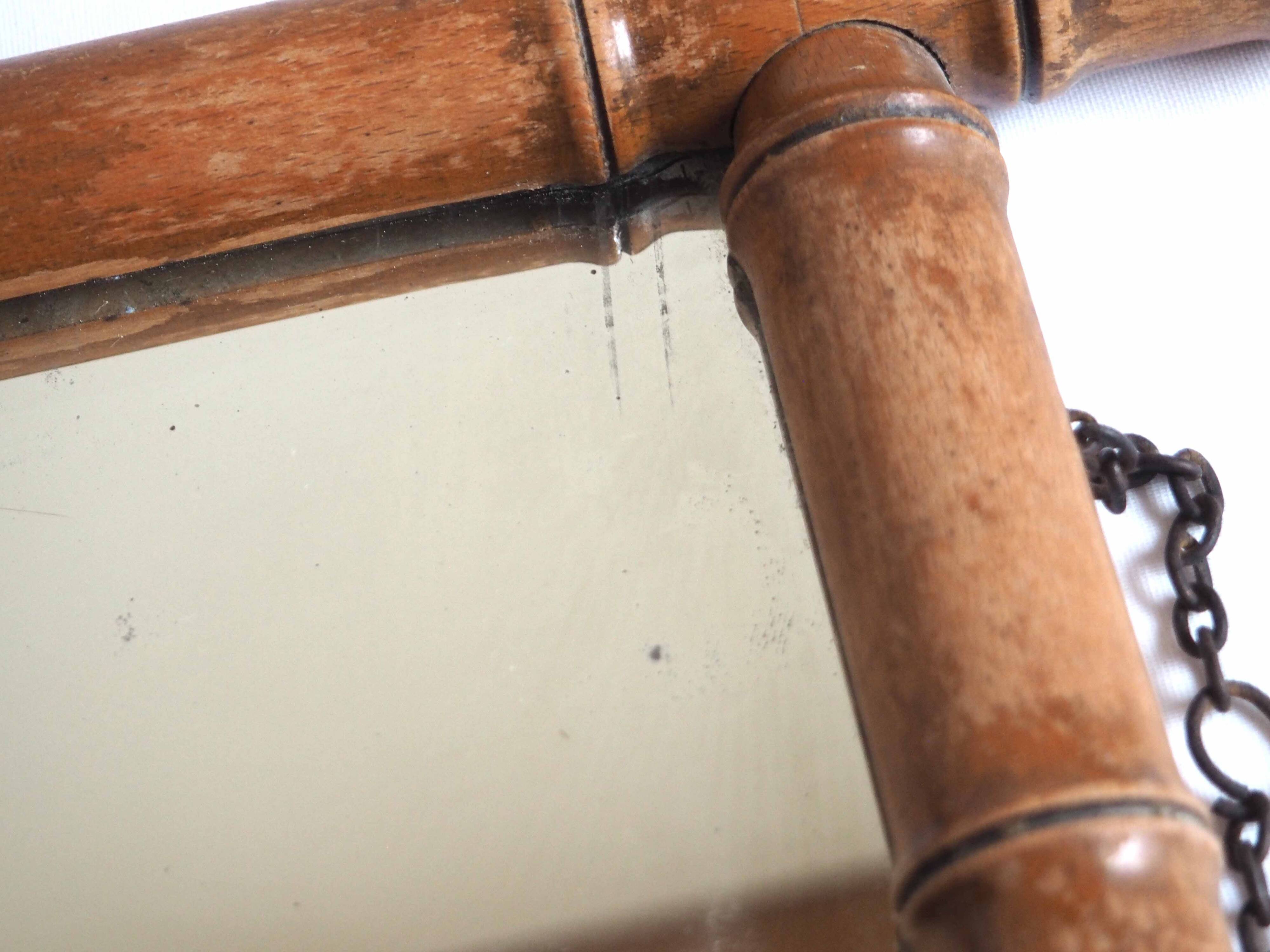 "Bamboo" chain mirror