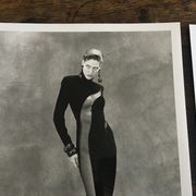 Illustration Pierre Balmain and his press fashion photography