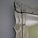 Venetian mirror beveled 87x 65cm, 50 years