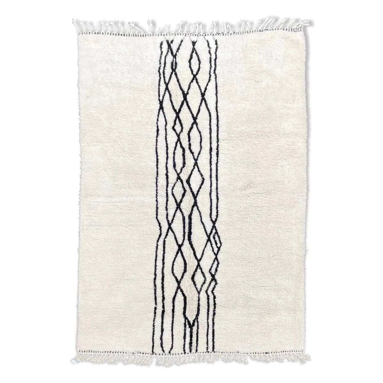 Modern Moroccan berber carpet Beni ouarain 200×320 cm