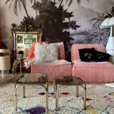 Duo of pull-out tables