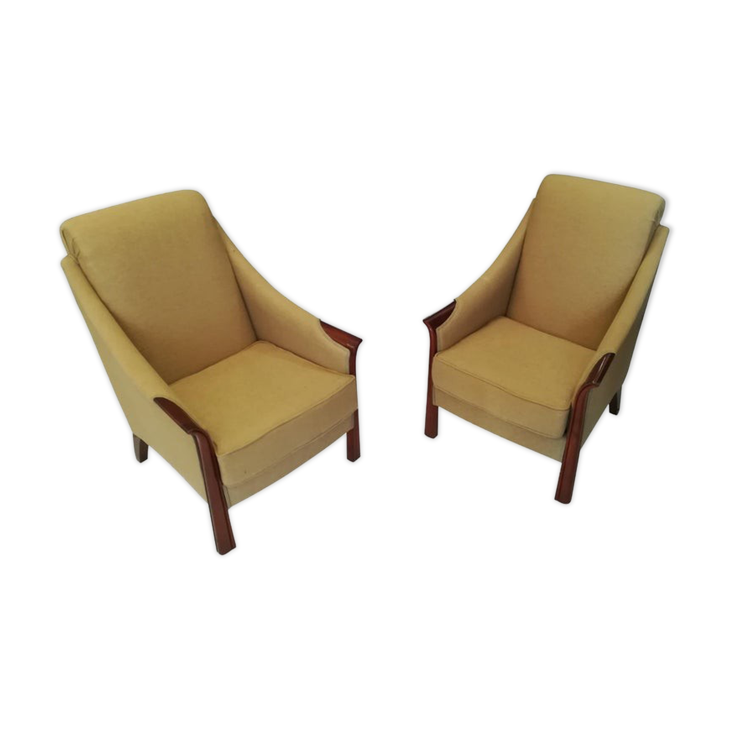 Pair of Art Deco armchairs, circa 1930