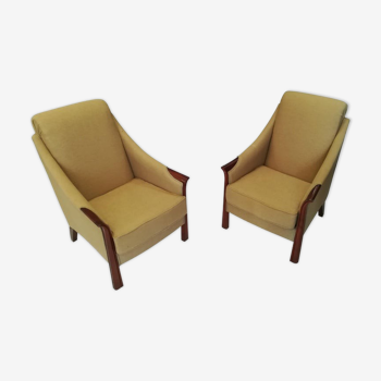 Pair of Art Deco armchairs, circa 1930