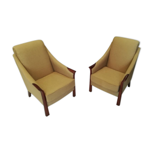 Paire de fauteuils Art Déco, vers