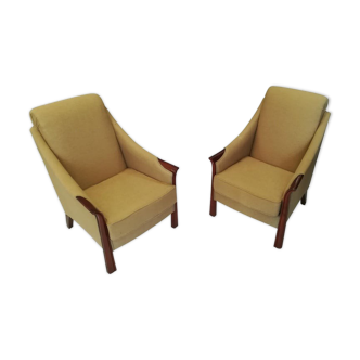 Pair of Art Deco armchairs, circa 1930