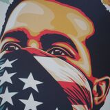 Shepard Fairey (Obey Giant) : American Rage - Lithographie signée