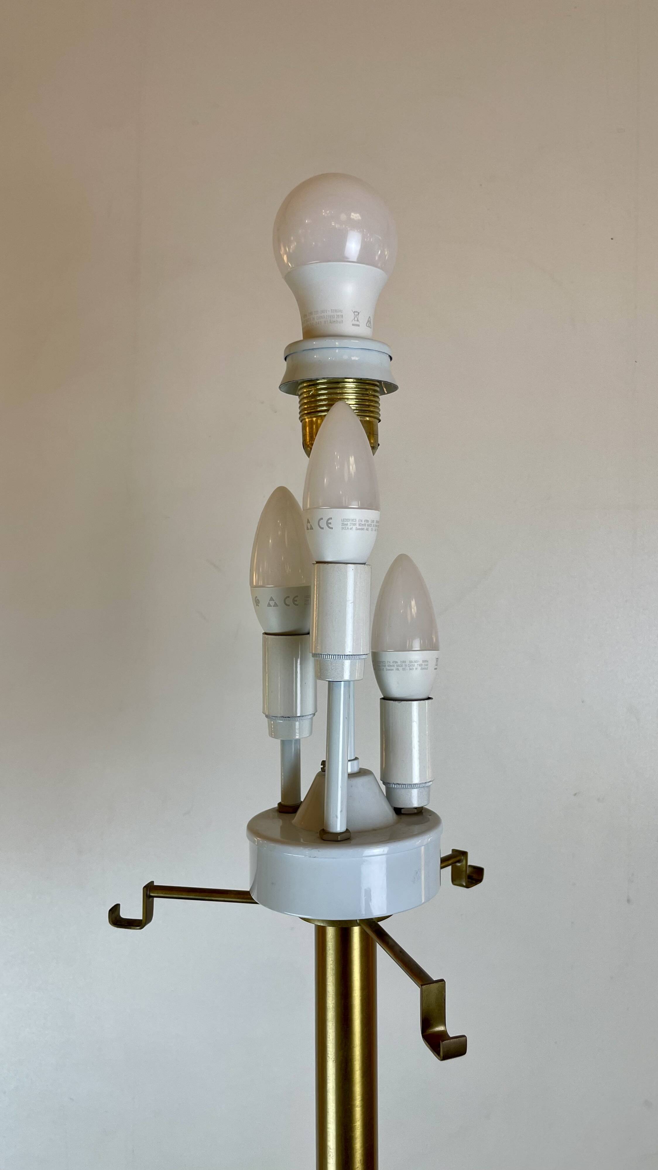 Murano Floor Lamp attributed to A. Toso, Italy, 1980s