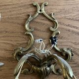 Paire d'appliques en bronze