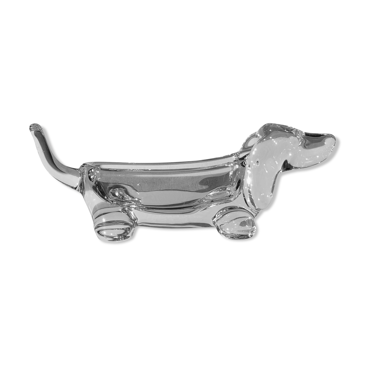 Trinket bowl crystal art Vannes Le Chatel