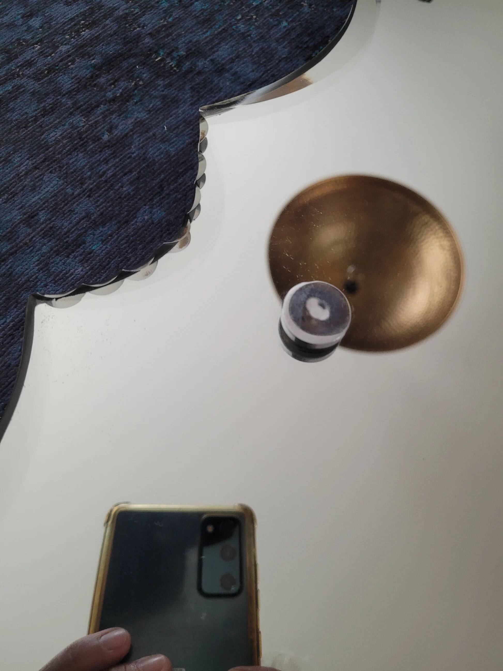 Antique bevelled mirror for hanging - Ref 1011
