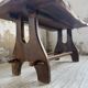Dining table in solid olive wood Maison Skela 1960