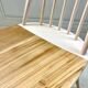 Renovated vintage Ercol Quaker chairs – cream white shade
