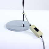 Table Lamp In Chrome And Gray Metal, By Josef Hurka For Napako 1960s