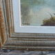 Old landscape painting signed vernon framed