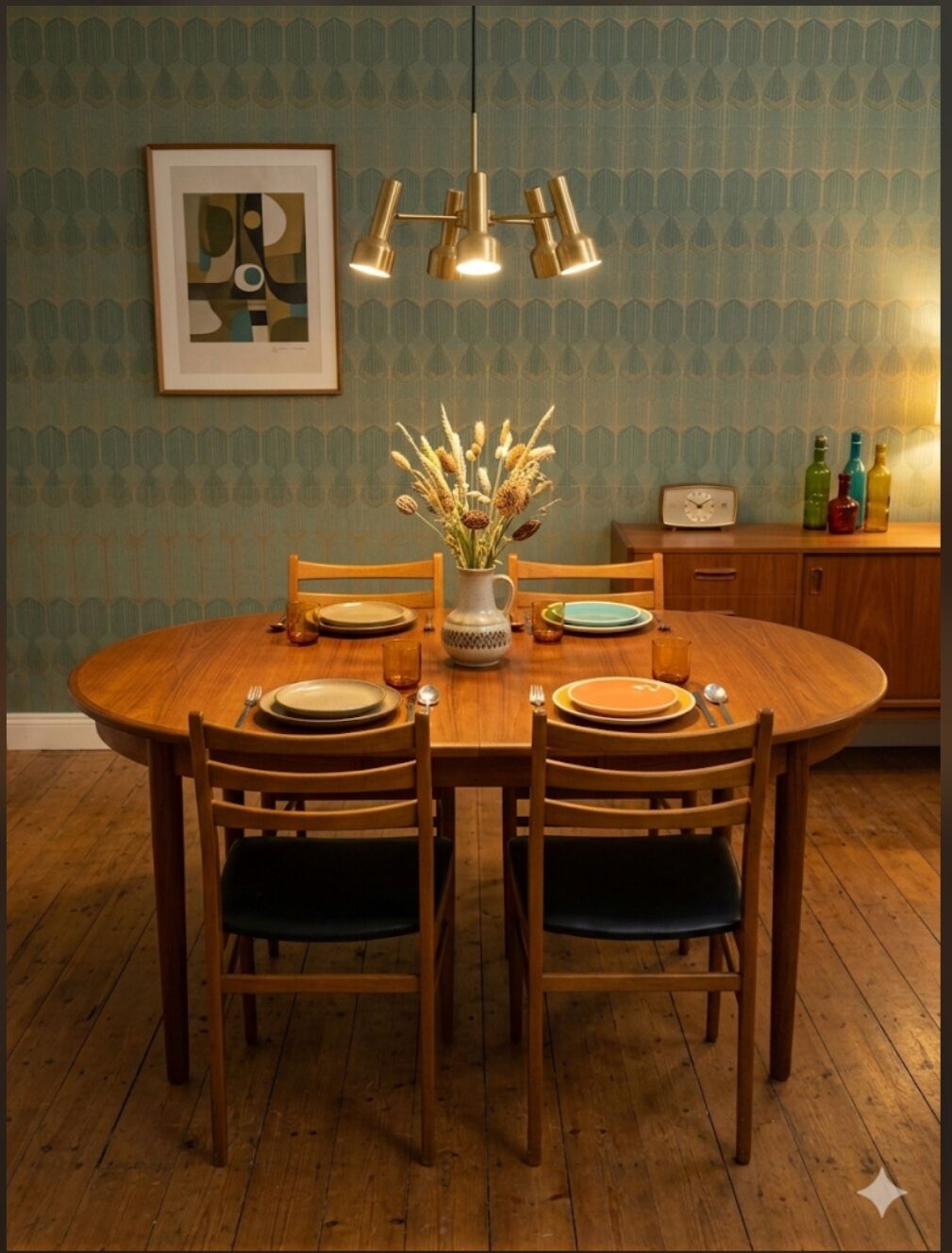 4 Scandinavian chairs from the 1960s
