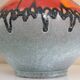 Enameled ceramic pitcher vase, Carstens West Germany, 60s/70s design
