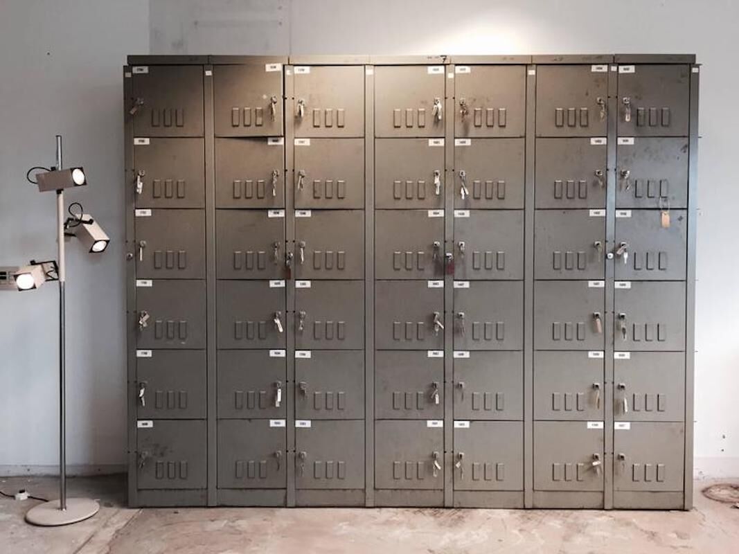 Vintage industrial cabinet by Mewaf, 1950s