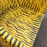 “Tiger” look wooden armchair