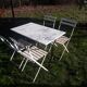Marble bistro table