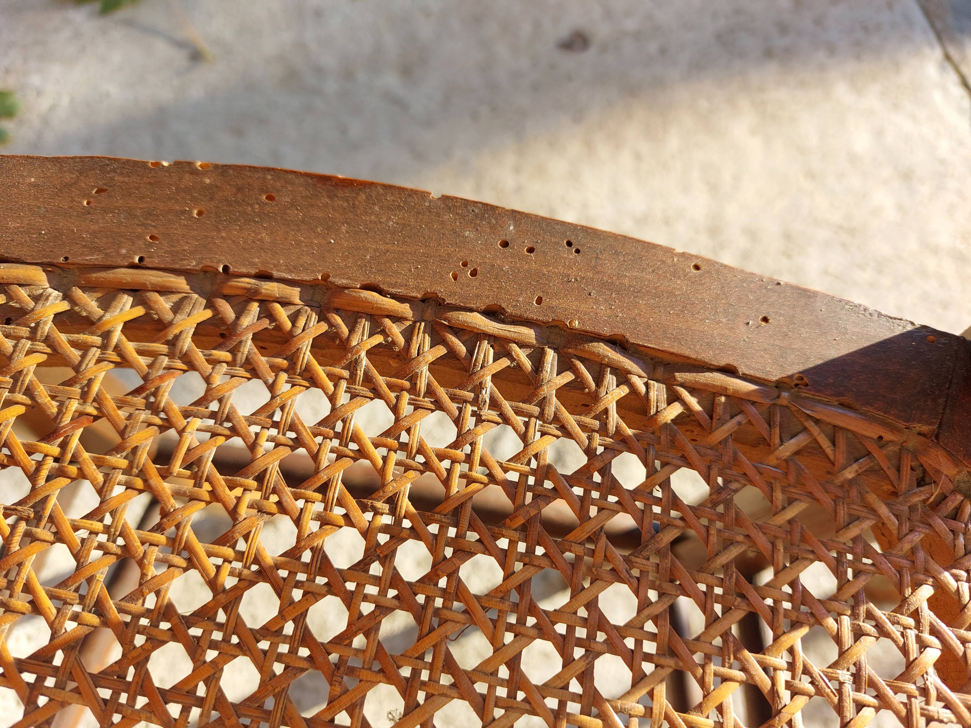 Lot of tanned chairs