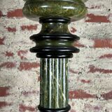 Louis XVI style carved wooden halogen column
