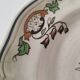 Longchamp plate – “hand-style” decoration, a reinterpretation of the Cléry model