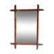 Mirror period 1950 wood beautiful imitation bamboo