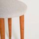Scandinavian teak stool, 1950s