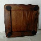 Wooden flat underside and faience of gien model cashmere